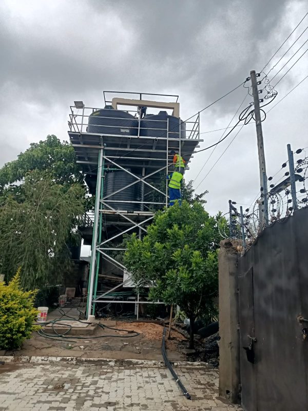 Solar water pump installation