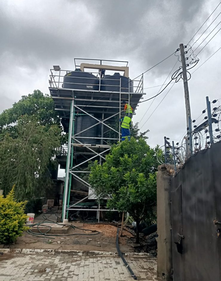 Solar water pump installation