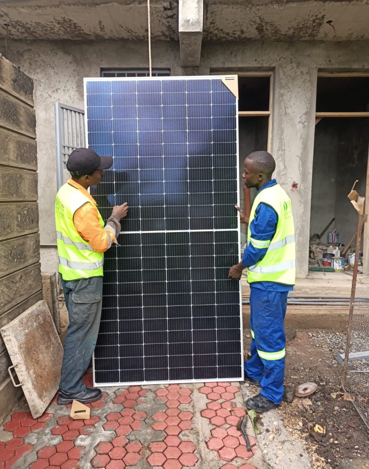Solar water pump installation