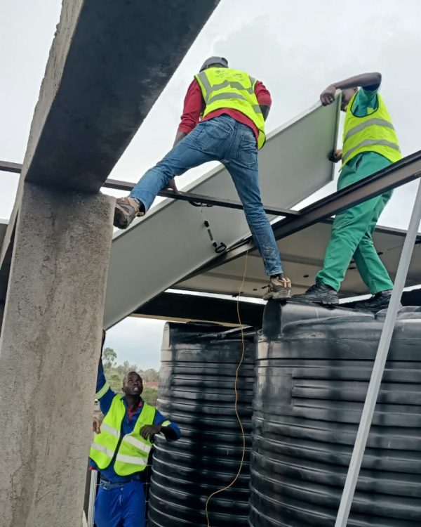Solar water pump installation